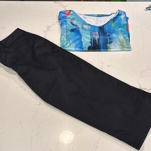 Women's Blouse and Capri outfit